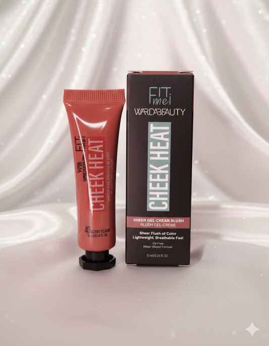 Fit Me! Cheek Heat Sheer Gel Cream Blush - Rubor en Gel Crema