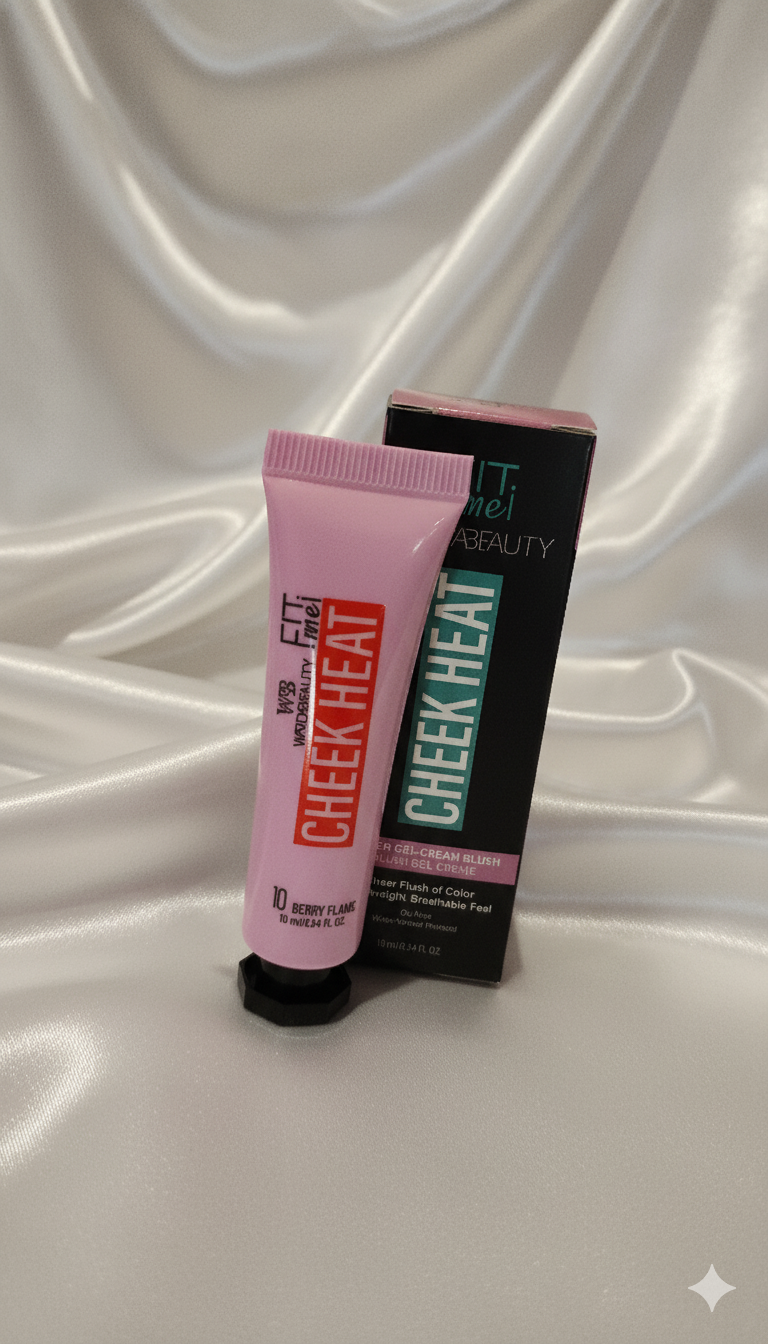 Fit Me! Cheek Heat Sheer Gel Cream Blush - Rubor en Gel Crema