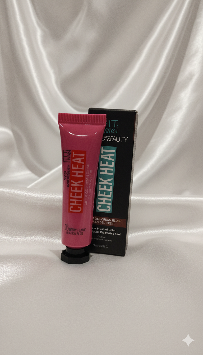 Fit Me! Cheek Heat Sheer Gel Cream Blush - Rubor en Gel Crema