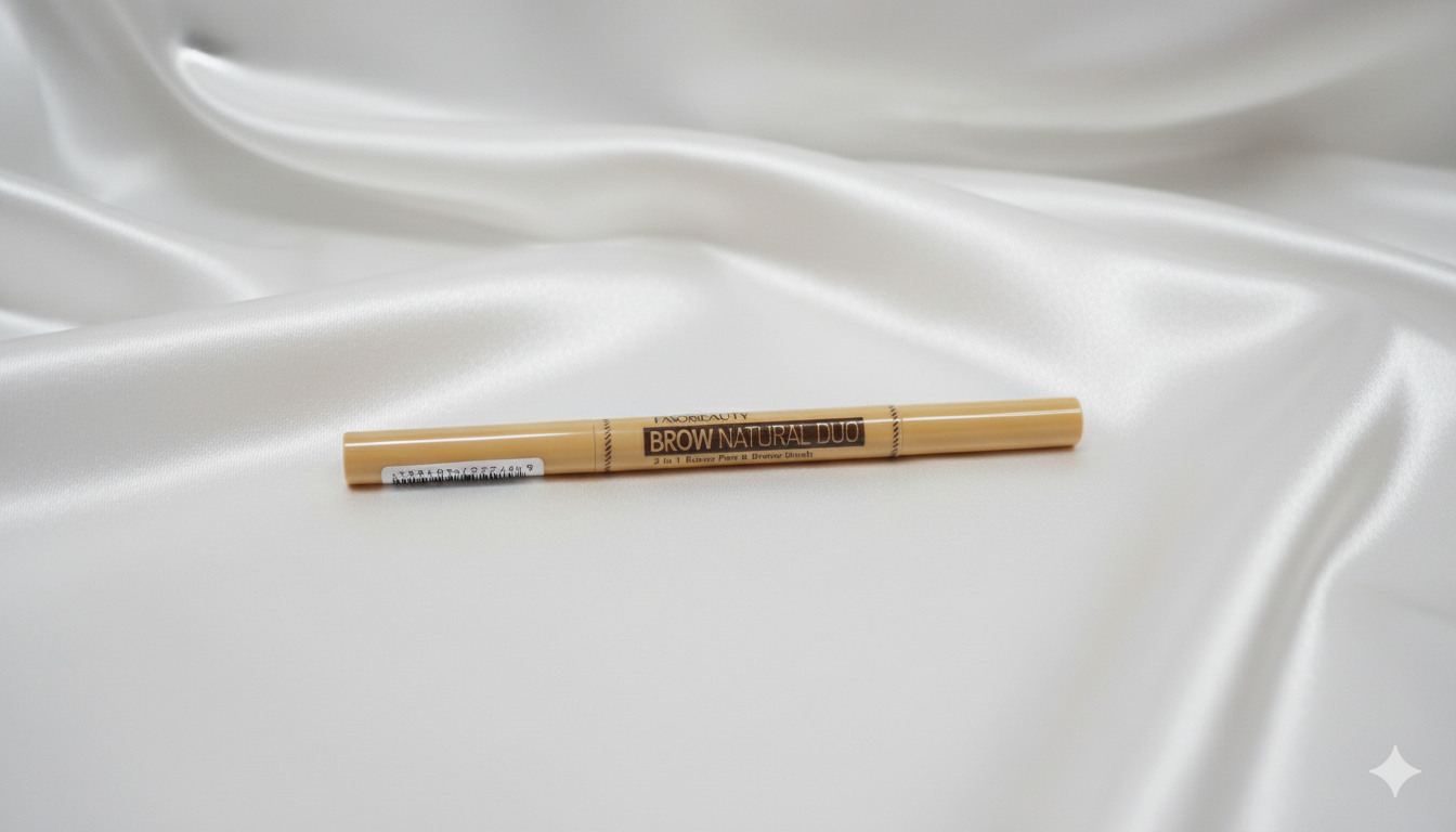 Favor Beauty 2 in 1 Rimel y ceja duo Brown natural 6 tonos