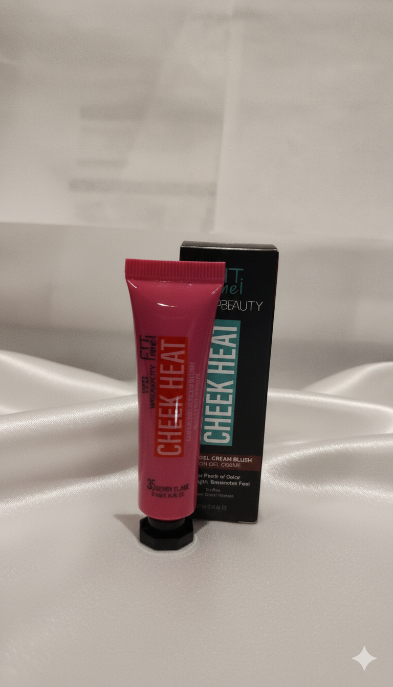 Fit Me! Cheek Heat Sheer Gel Cream Blush - Rubor en Gel Crema