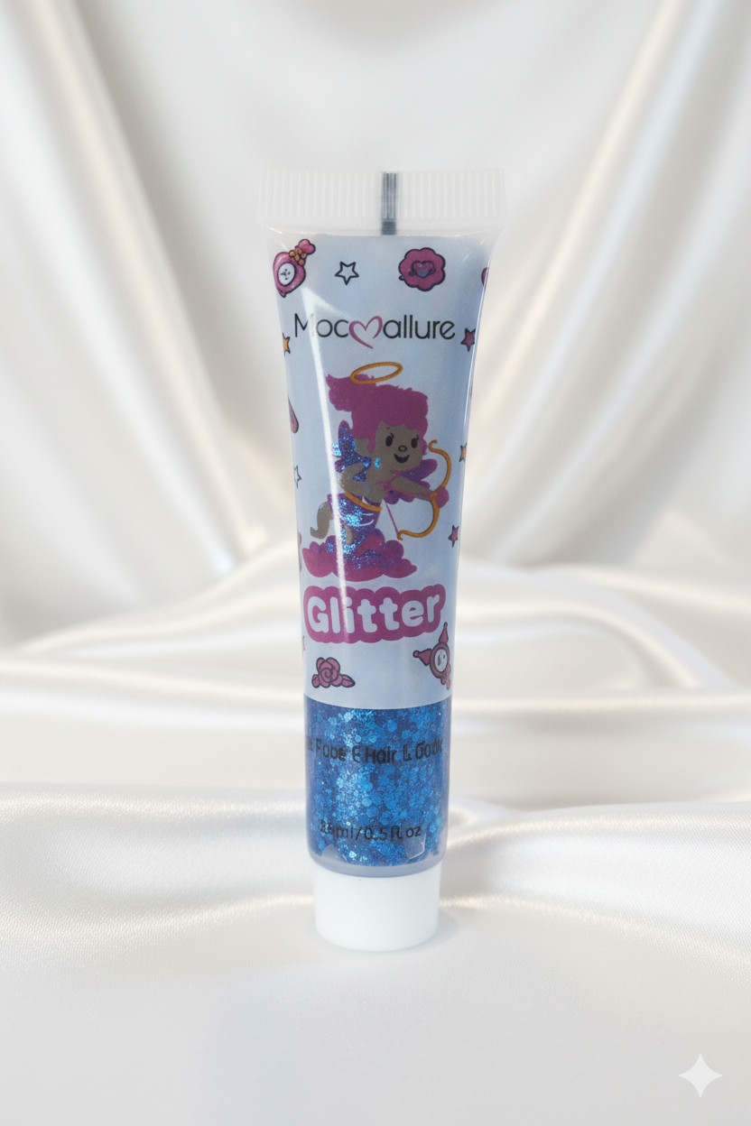 Glitter for face, hair and body 8 tonos