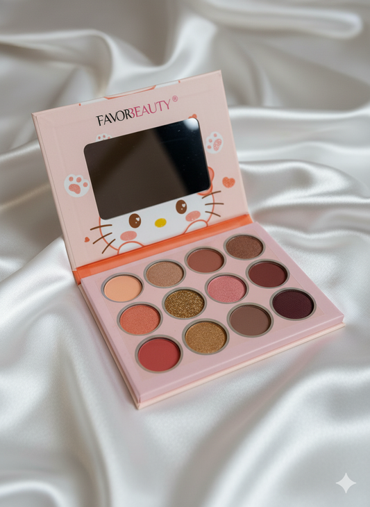 Favor Beauty Sombras Melody, Kuromi, Hello Kitty, Cinamorol 4 modelos diferentes