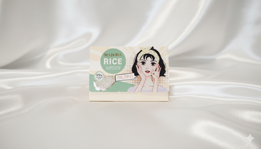 Mabona Rice Oil Absorbing Face Sheets - Toalla Facial de Arroz para Quitar Grasa