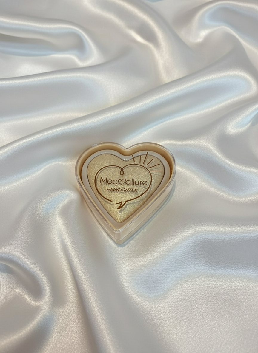 Highlighter Rubor Iluminador en forma de corazón