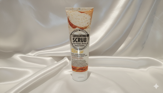 Exfoliating Scrub for face and body deep cleanse base de arroz 320 ML
