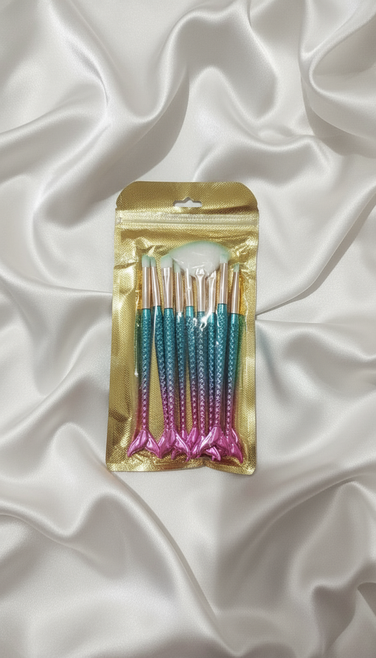 Estuche 10 brochas sirena