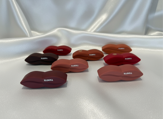 Mabona Lipstick Matte 8 Tonos Waterproof Forma de Labios